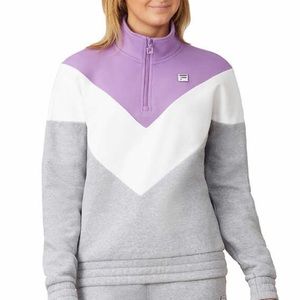 FILA 1/4 Zip Sweater 💜🤍